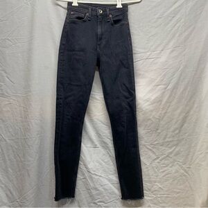 Rag & Bone black jeans fitted jeans high waisted denim size 23